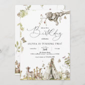 Bosbouwdieren in de Girl-bossen Kaart (Voorkant / Achterkant)