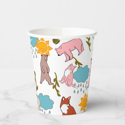 Bosbouwdieren - Leveringen van de partij Fox en Be Papieren Bekers (Links)