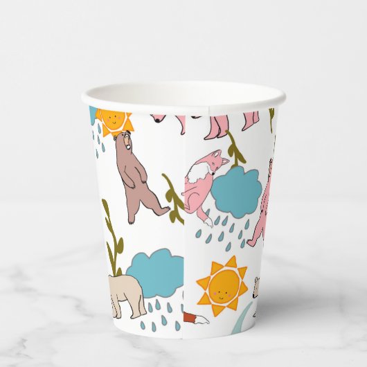 Bosbouwdieren - Leveringen van de partij Fox en Be Papieren Bekers (Rechts)