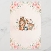 Bosbouwdieren roze boomkorren boven of onder het s (Achterkant)