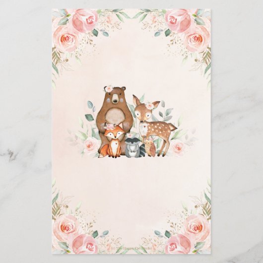 Bosbouwdieren roze boomkorren boven of onder het s (Achterkant)