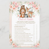 Bosbouwdieren roze boomkorren boven of onder het s (Voorkant / Achterkant)