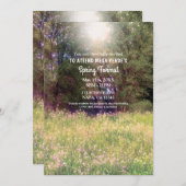 Bosbouwhout — Formele prom Kaart (Voorkant / Achterkant)