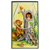  bosbouwhuisdieren kinder partijzak klein cadeauzakje (Achterkant)