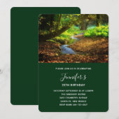 Bosbouwkreek — mooie Natuur — Landschap op zaterda Kaart (Voorkant / Achterkant)