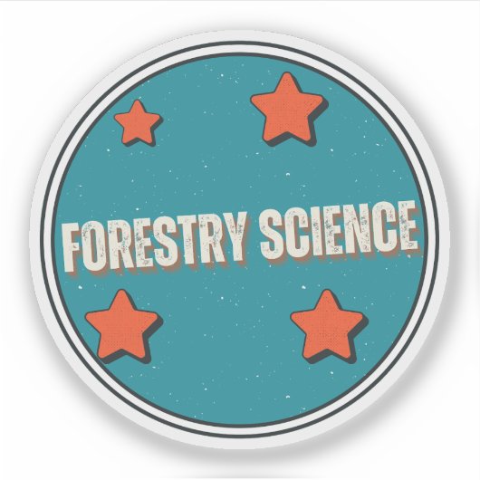 bosbouwkunde sticker (Voorkant)