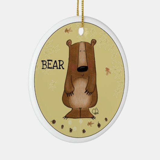 Bosbouwkundig personeel — Beste boskaartjes/indivi Keramisch Ornament (Rechts)