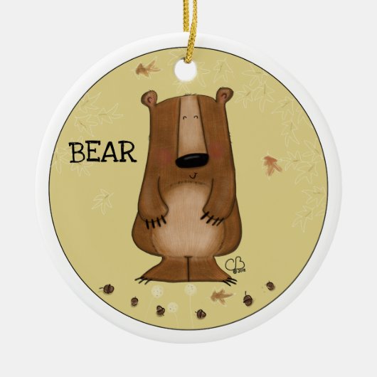 Bosbouwkundig personeel — Beste boskaartjes/indivi Keramisch Ornament (Voorkant)