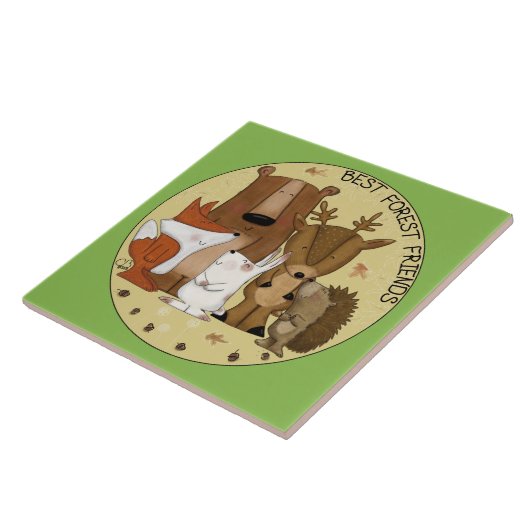 Bosbouwkundig personeel — Beste boskaartjes/indivi Tegeltje (Zijkant)