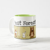Bosbouwkundig personeel — Beste boskaartjes/indivi Tweekleurige Koffiemok (Voorkant links)