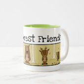 Bosbouwkundig personeel — Beste boskaartjes/indivi Tweekleurige Koffiemok (Voorkant rechts)