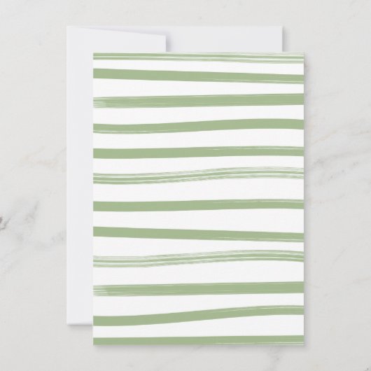 Bosbouwland Waterverf Forest Animals Baby shower Kaart (Achterkant)