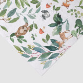 Bosbouwlanddieren Bosgroen ontledingsvaartuig Tissuepapier (Detail)