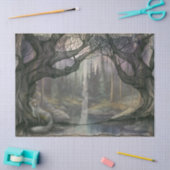 Bosbouwpad Tissuepapier (Craft)