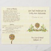 Bosbouwpatchwork Floral Fairy Tale Tree (Voorkant)