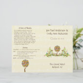 Bosbouwpatchwork Floral Fairy Tale Tree (Staand voorkant)