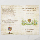 Bosbouwpatchwork Floral Fairy Tale Tree (Voorkant)