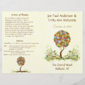 Bosbouwpatchwork Floral Fairy Tale Tree (Voorkant)