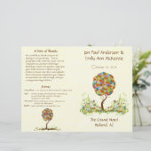 Bosbouwpatchwork Floral Fairy Tale Tree (Staand voorkant)