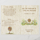 Bosbouwpatchwork Floral Fairy Tale Tree (Voorkant)