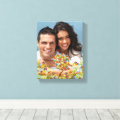 Bosbouwpatchwork Floral Fairy Tale Tree Canvas Afdruk (Insitu (Houten vloer))