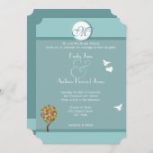 Bosbouwpatchwork Floral Fairy Tale Tree Kaart (Voorkant / Achterkant)