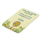 Bosbouwpatchwork Floral Fairy Tale Tree Magneet (Linkerzijde)