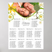 Bosbouwpatchwork Floral Fairy Tale Tree Poster (Voorkant)