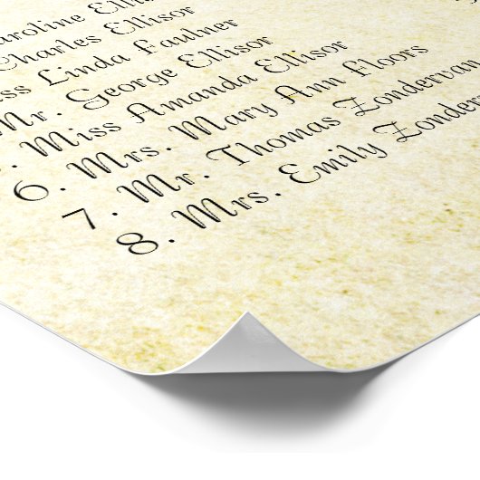 Bosbouwpatchwork Floral Fairytale boom Poster (Hoek)