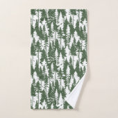 bosbouwpatroon bad handdoek (Handdoek)