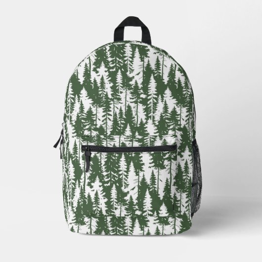 bosbouwpatroon bedrukte rugzak (Voorkant)