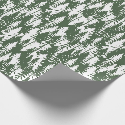 bosbouwpatroon cadeaupapier (Hoek)