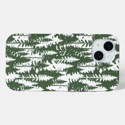 bosbouwpatroon Case-Mate iPhone case (Achterkant (horizontaal))