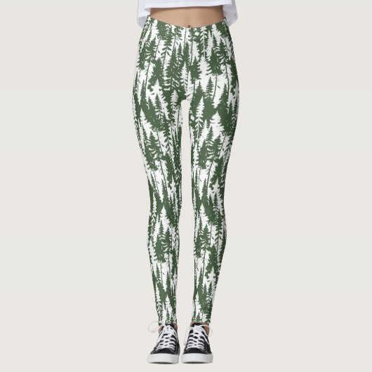 bosbouwpatroon leggings (Voorkant)