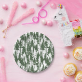 bosbouwpatroon papieren bordje (Feest)