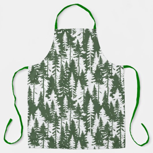 bosbouwpatroon schort (Voorkant)