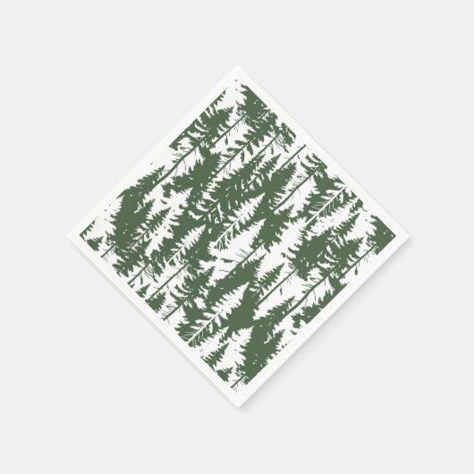 bosbouwpatroon servet (Hoek)