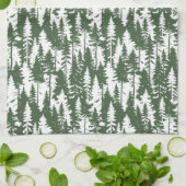 bosbouwpatroon theedoek (Gevouwen)