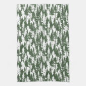 bosbouwpatroon theedoek (Verticaal)