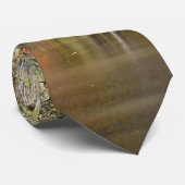 Bosbouwplaats herfst in Caryville, Tennessee Stropdas (Opgerold)