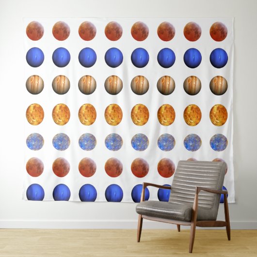 Bosbouwplanken 88 x 104 inch wandkleed (In Situ (horizontaal))