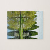 Bosbouwtuin en vijver legpuzzel (Horizontaal)