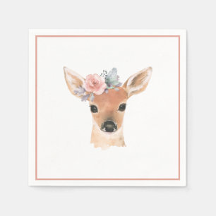 Bosbouwvloeren Baby shower Servet