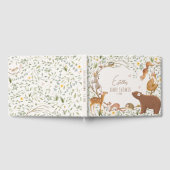 Bosbouwvriendelijke Baby shower Gastenboek (Volledig)