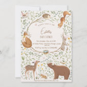 Bosbouwvriendelijke Baby shower Kaart (Voorkant)