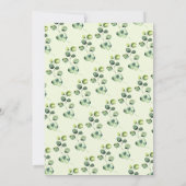 Bosbouwvriendelijke Baby shower Kaart (Achterkant)