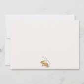 Bosbouwvriendelijke Baby shower Kaart (Achterkant)