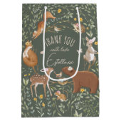 Bosbouwvriendelijke Baby shower Medium Cadeauzakje (Achterkant)