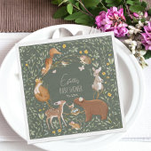 Bosbouwvriendelijke Baby shower Servet