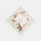 Bosbouwvriendelijke Baby shower Servet (Hoek)